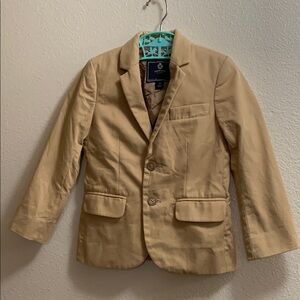 Crewcuts Tan Ludlow Suit Jacket Blazer Boy’s Size 3 Pockets Ring Bearer Pictures
